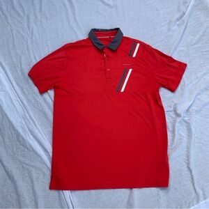Sligo Shirt Mens Red Logo Polo Golf Shirt‎ SZ XL